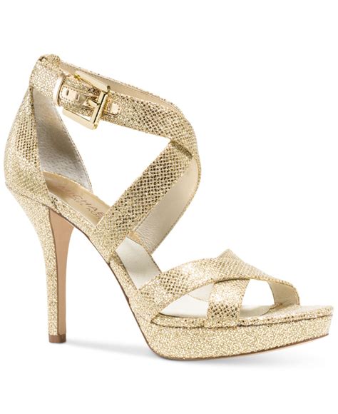 michael kors schuhe gold